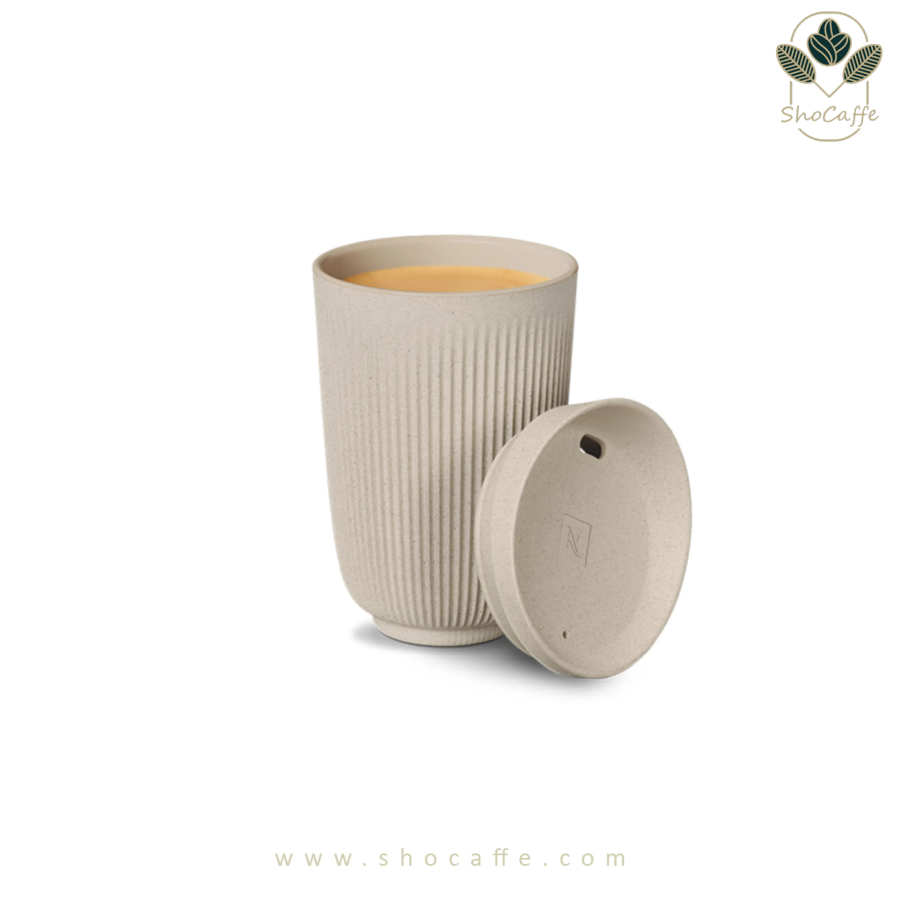 ماگ قهوه نسپرسو مدل لوپ ماگ loop mug & lid set-گنجایش 390 میلی لیتر